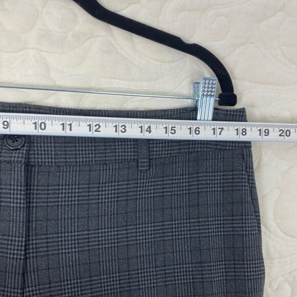 Hilary Radley Dress Pmats Dark Gray Plaid Size 14 - Picture 7 of 10